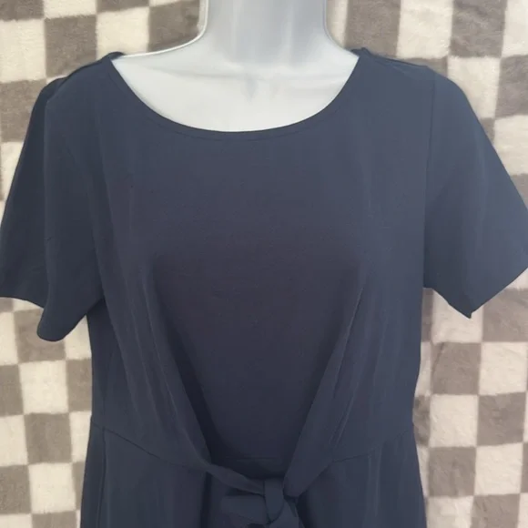 Mast & Harbour Women’s Navy Blue Solid Sheath Dress Size M/Medium - Picture 2 of 13